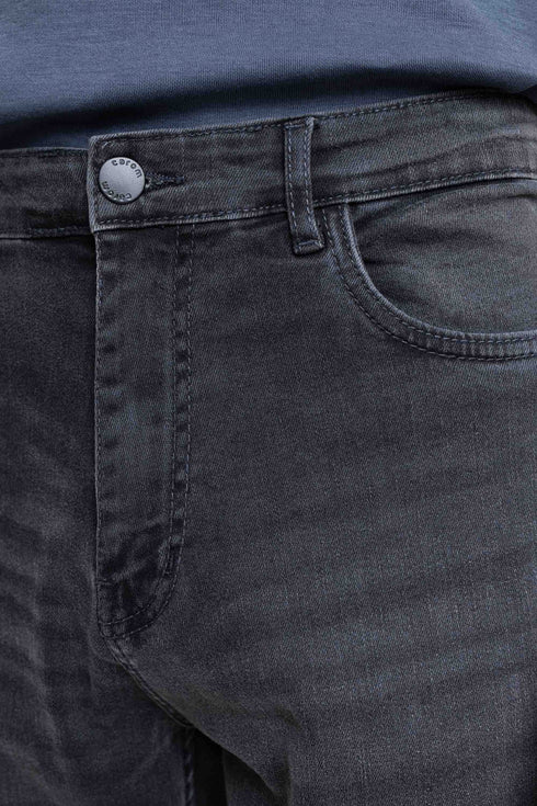 The Charcoal Tapper Fit Jeans